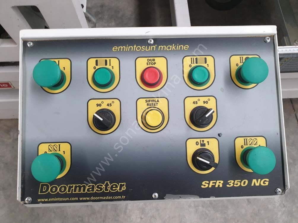 Emintosun Doormaster SFR 350 NG Kasa Gönye Kesme Ve Delme Makinesi (2016) İLK EL