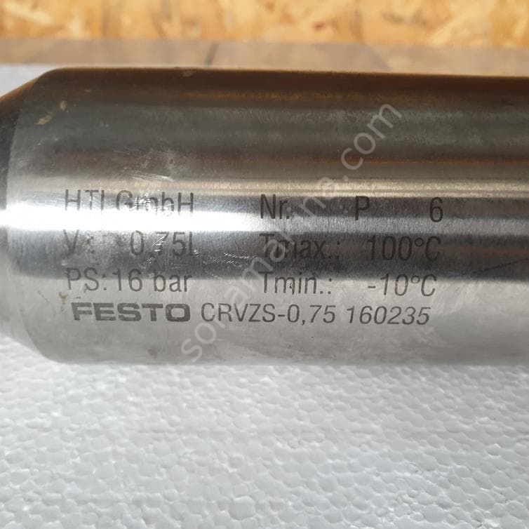 Festo CRVZS-0.75 16 bar Hava Tankı 0,75 Litre