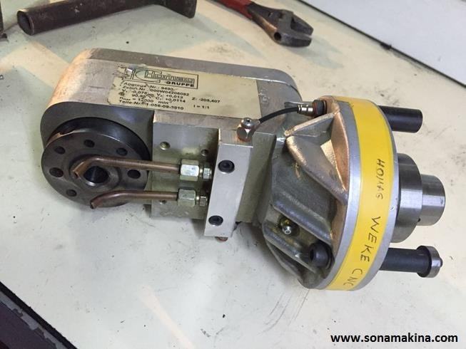 HOMAG, WEEKE CNC KAPI KİLİT FREZE AGREGA HSK F63