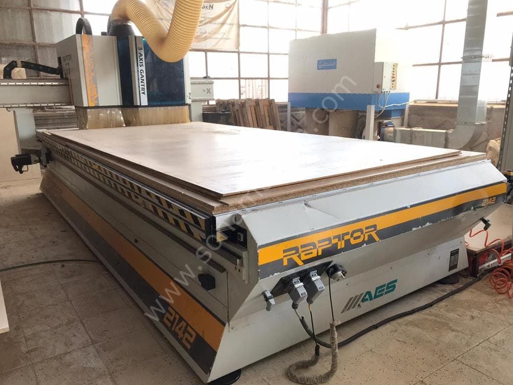 AES Raptor 2142 Flat Düz Tabla Cnc (2013) Delik Gruplu (İLK EL)