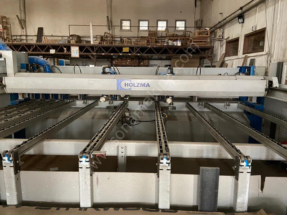 Holzma Optimat HPL 11/43/22 Asansörlü Panel Ebatlama Makinesi (2007) İLK EL