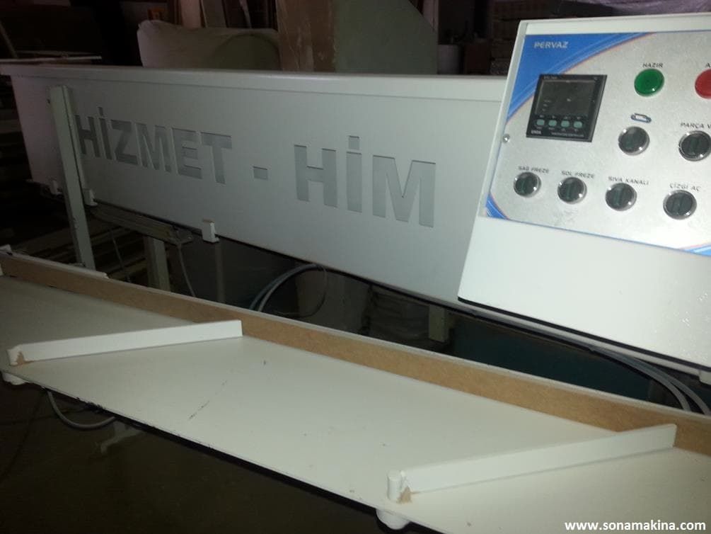 HİZMETİM BOMBELİ PERVAZ YAPIŞTIRMA MAKİNASI