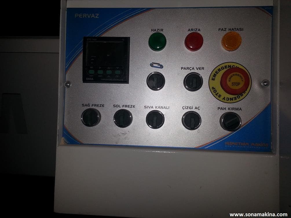 HİZMETİM BOMBELİ PERVAZ YAPIŞTIRMA MAKİNASI