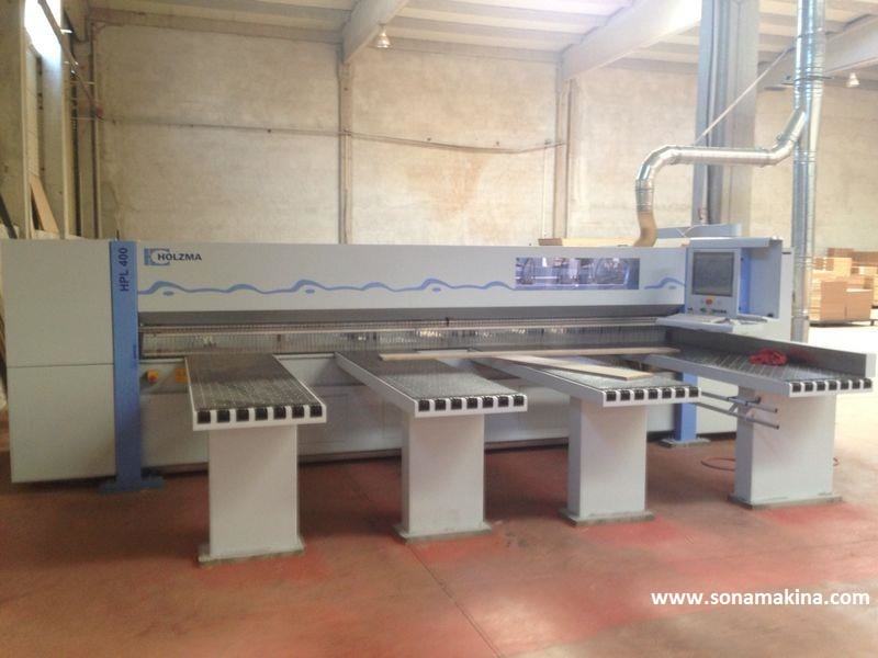 HOLZMA Optimat HPL 400/43/22 Asansörlü Panel Ebatlama Makinesi (2014)