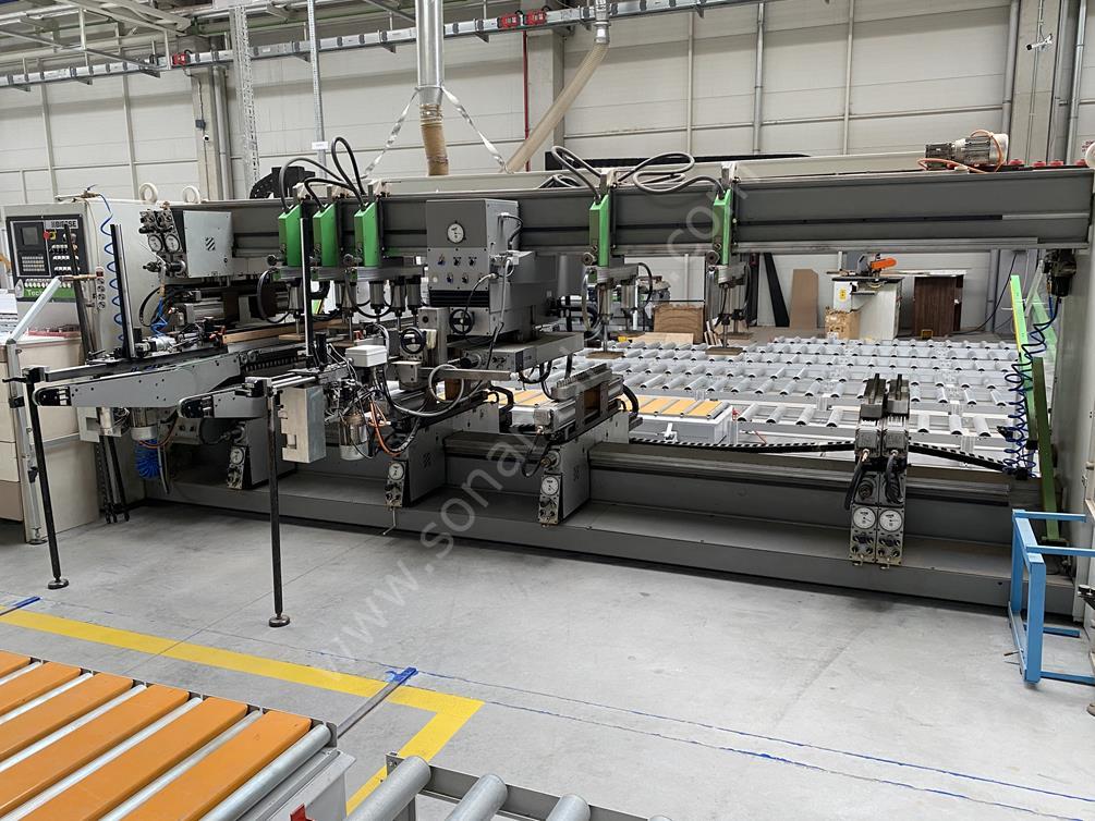 Biesse Techno KFD 5+2+2 Çoklu Delik Makinesi (2011) İLK EL