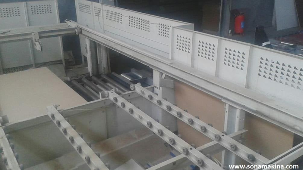 GABBIANI Galaxy 105 T BR Asansörlü Panel Ebatlama Makinesi (2006)