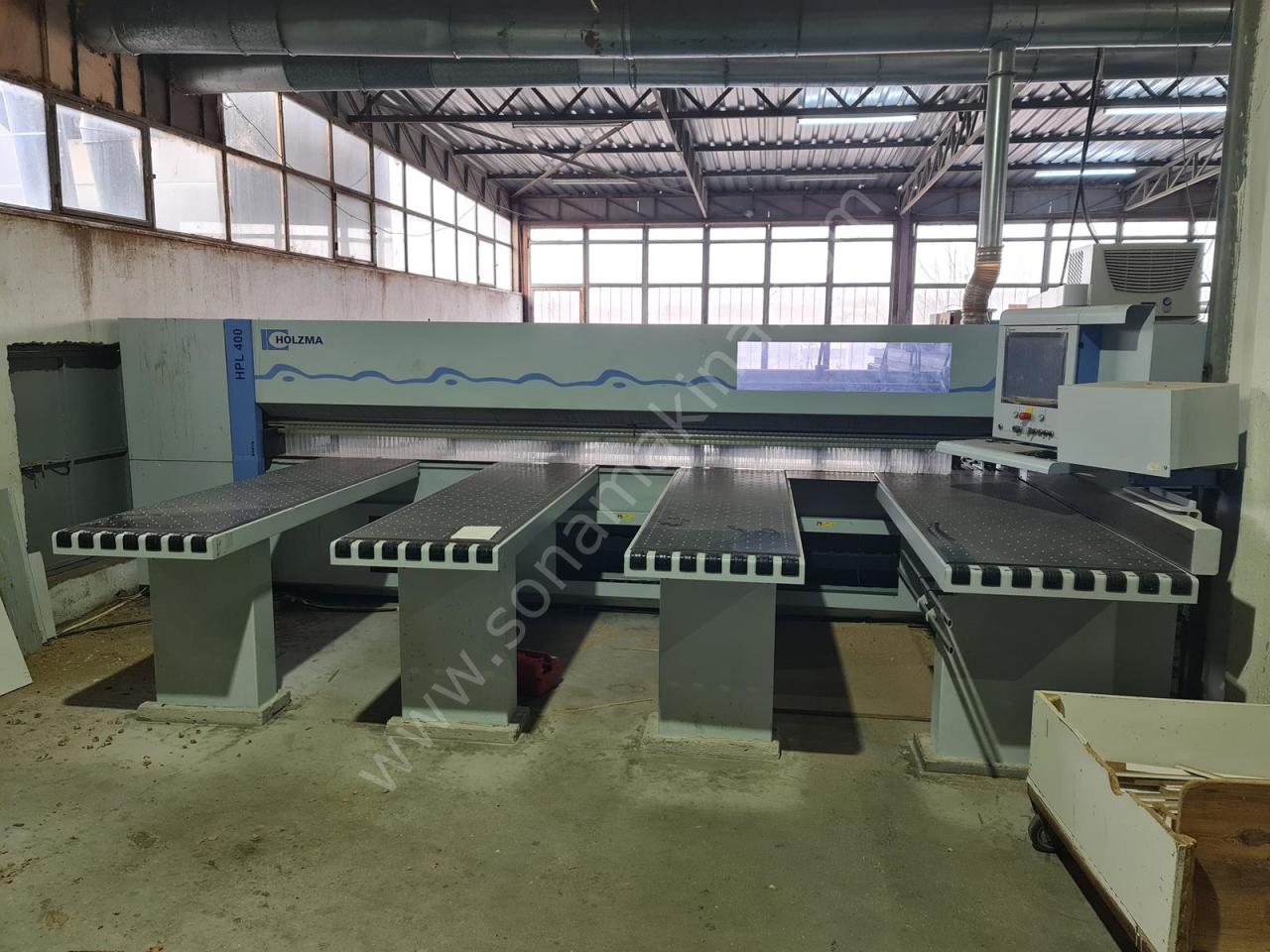 Holzma Optimat HPL 400/43/22 Asansörlü Panel Ebatlama Makinesi (2014) Çok Temiz İlk EL