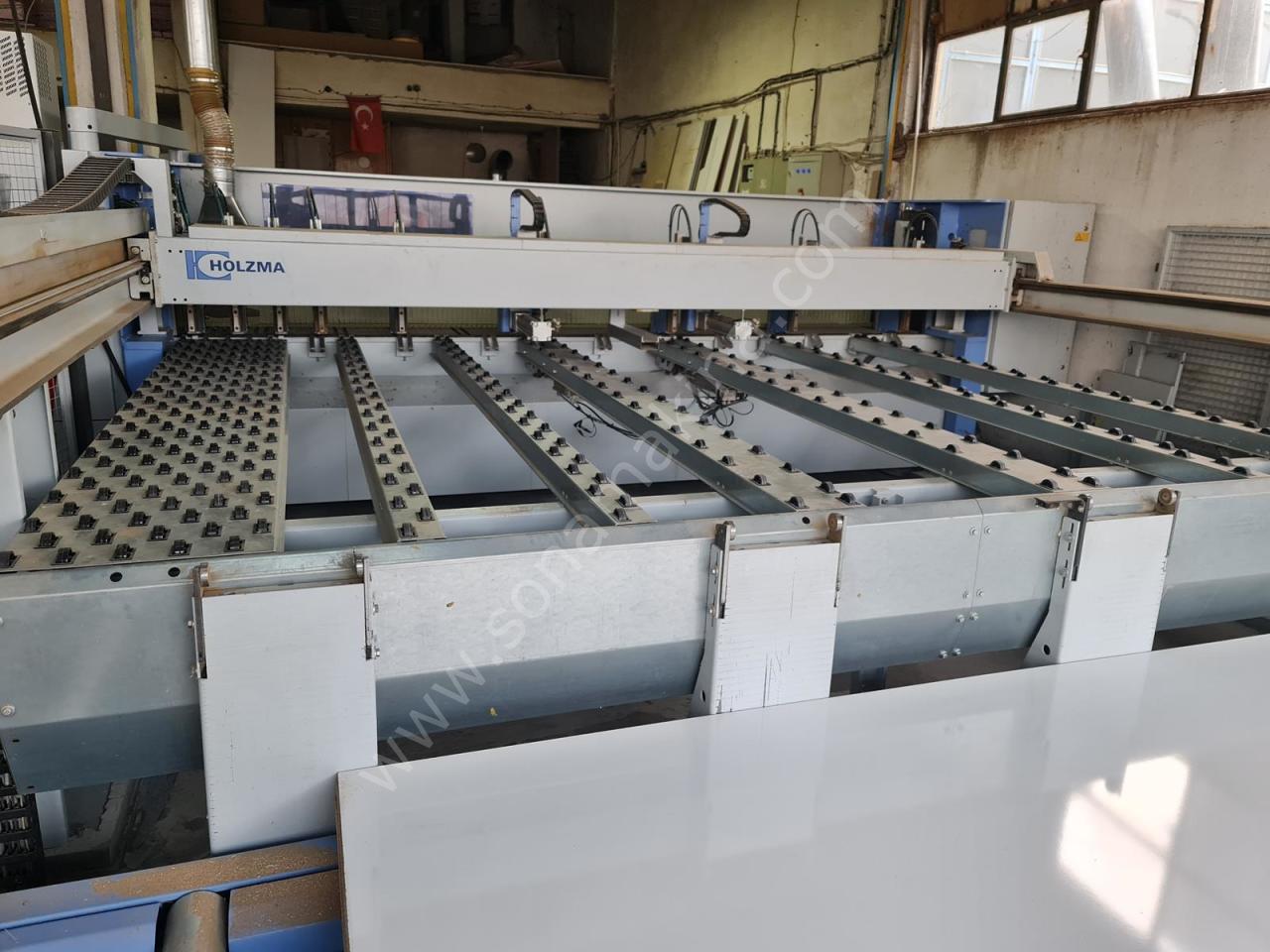 Holzma Optimat HPL 400/43/22 Asansörlü Panel Ebatlama Makinesi (2014) Çok Temiz İlk EL