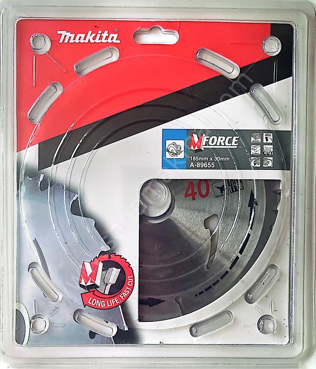 Makita M Force A-89655 Elmas Daire Testere 185x2,4x 30 Z=40 Diş