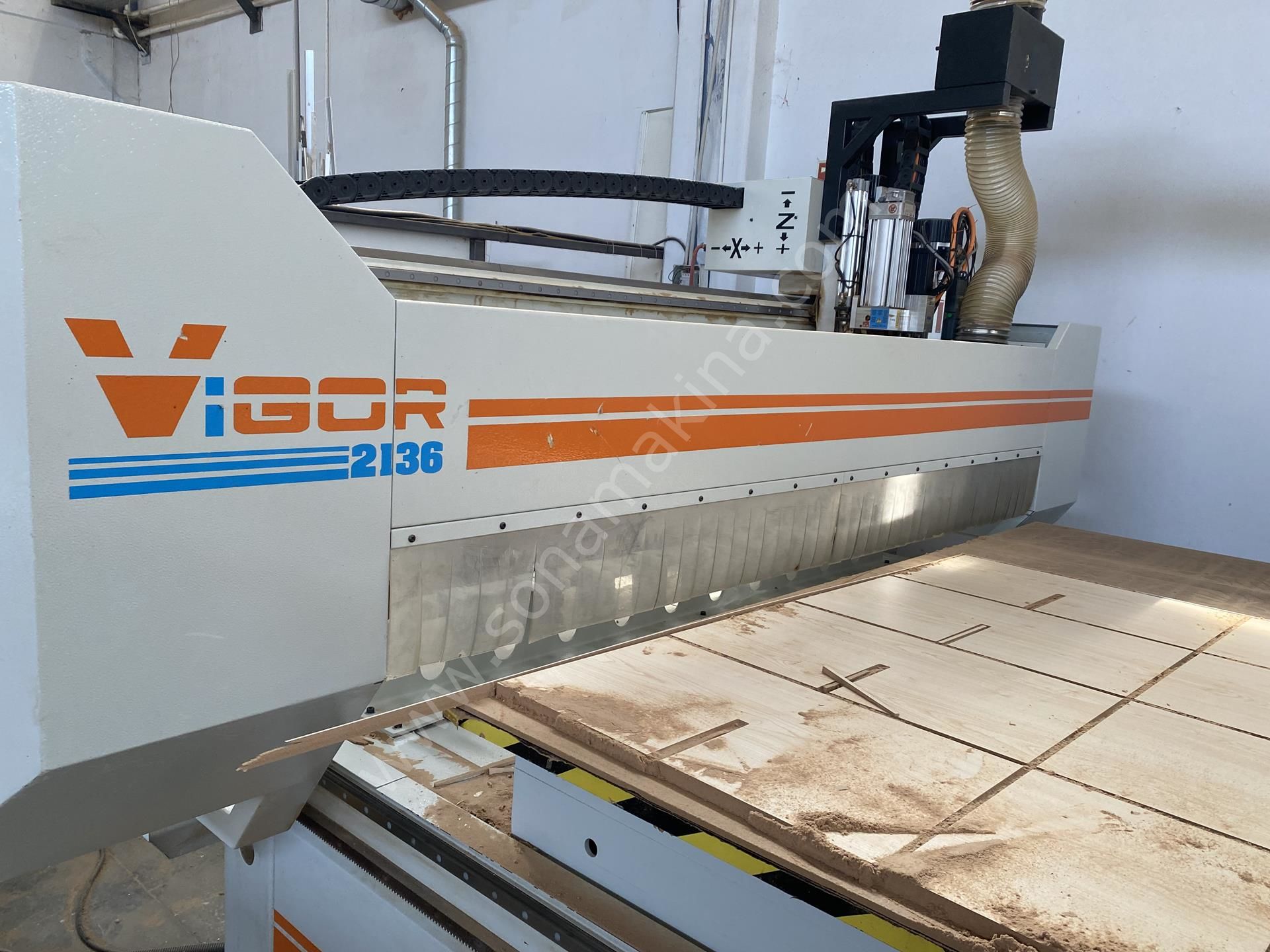 POYRAZ Vigor 2136 Flat Düz Tabla Cnc (2016) İLK EL