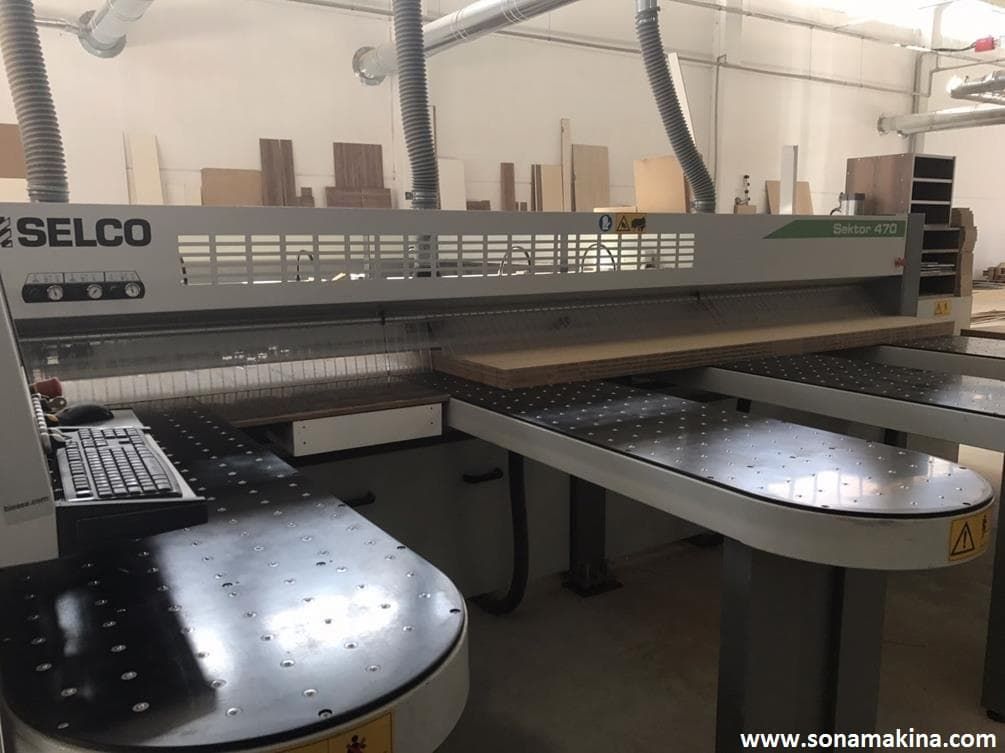 BIESSE Sektor 470 Panel Ebatlama Makinesi (2015) İLK EL