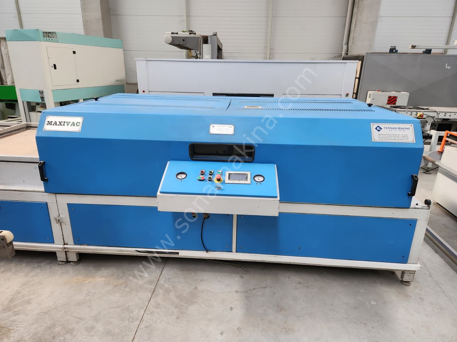 Fernan M-280 Vakum Pres Makinesi (2008) 2 Tablalı