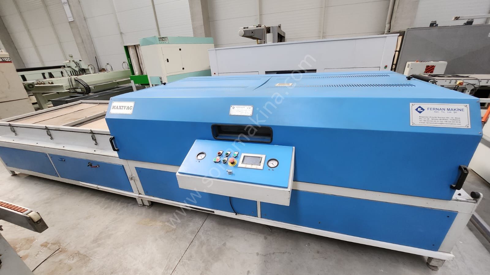 Fernan M-280 Vakum Pres Makinesi (2008) 2 Tablalı