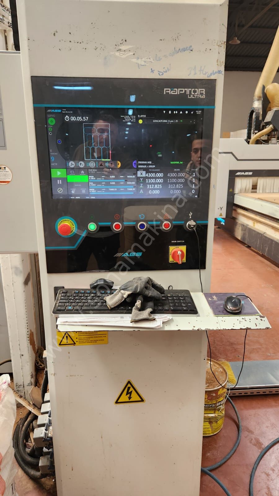 Aes Raptor Ultra 2142 Flat Düz Tabla Cnc (2020) İLK EL