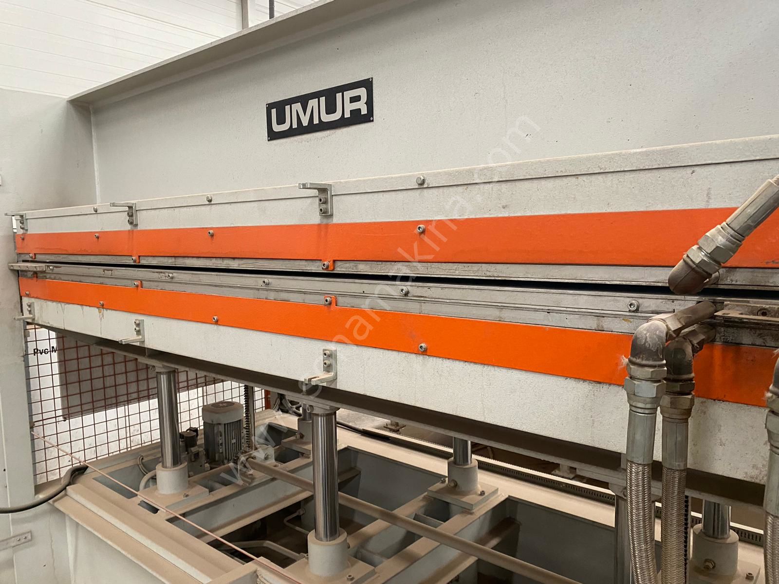 Umur Yağ Isıtmalı Sıcak Kapı Presi 1 Ara Kat 130x250 (2012) İLK EL