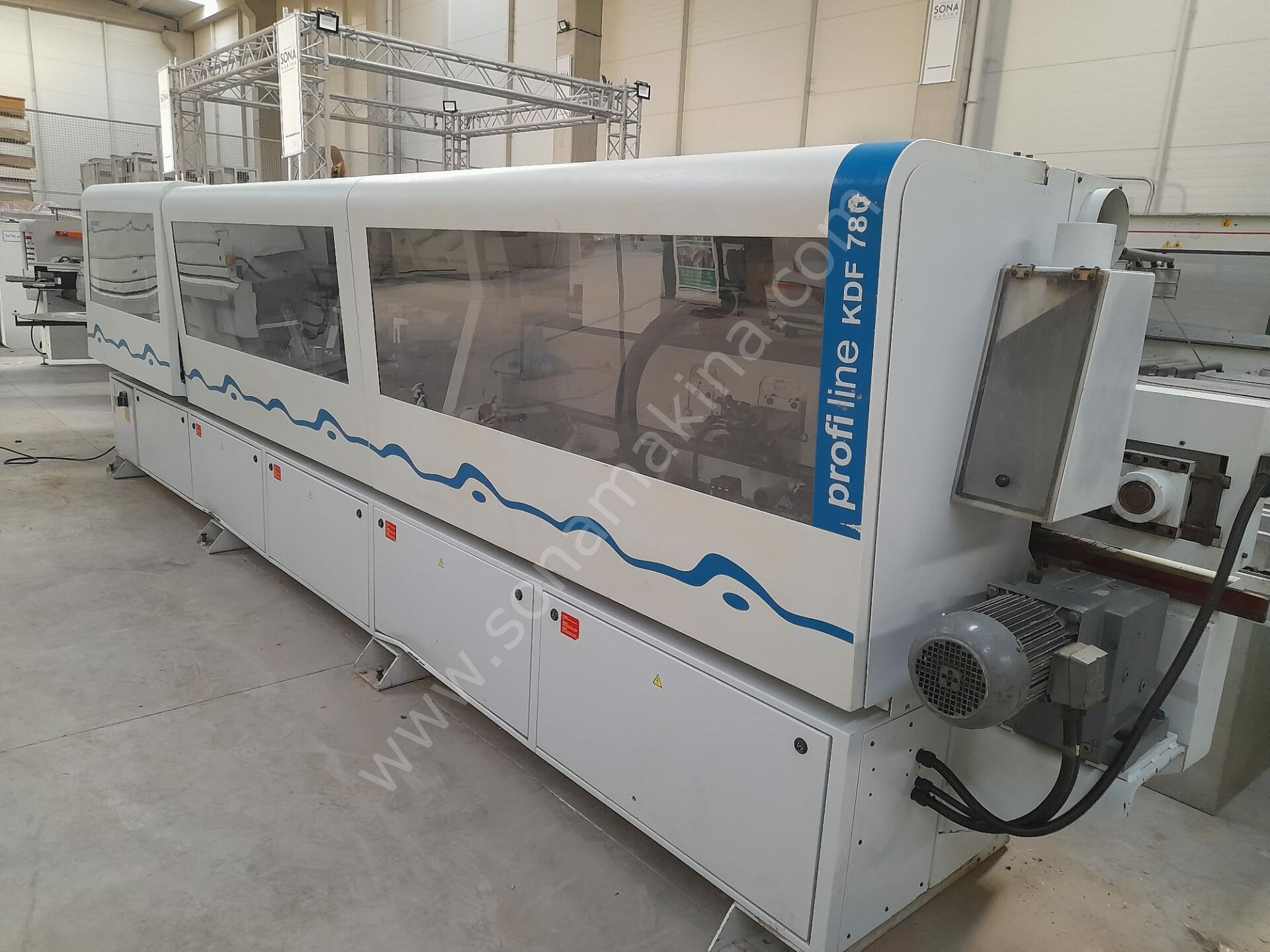 Brandt Profiline KDF 780 C  Kenar Bantlama Makinesi (2005) Ön Frezeli + Kayışlı