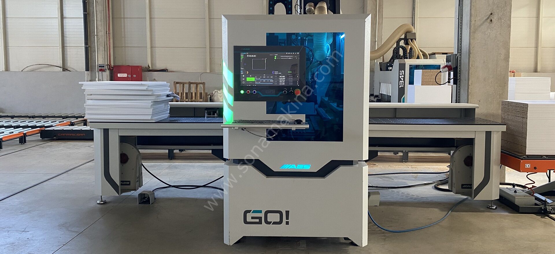 AES Go 1300 M Çoklu Delik Cnc (2021) İLK EL (SIFIR GİBİ)