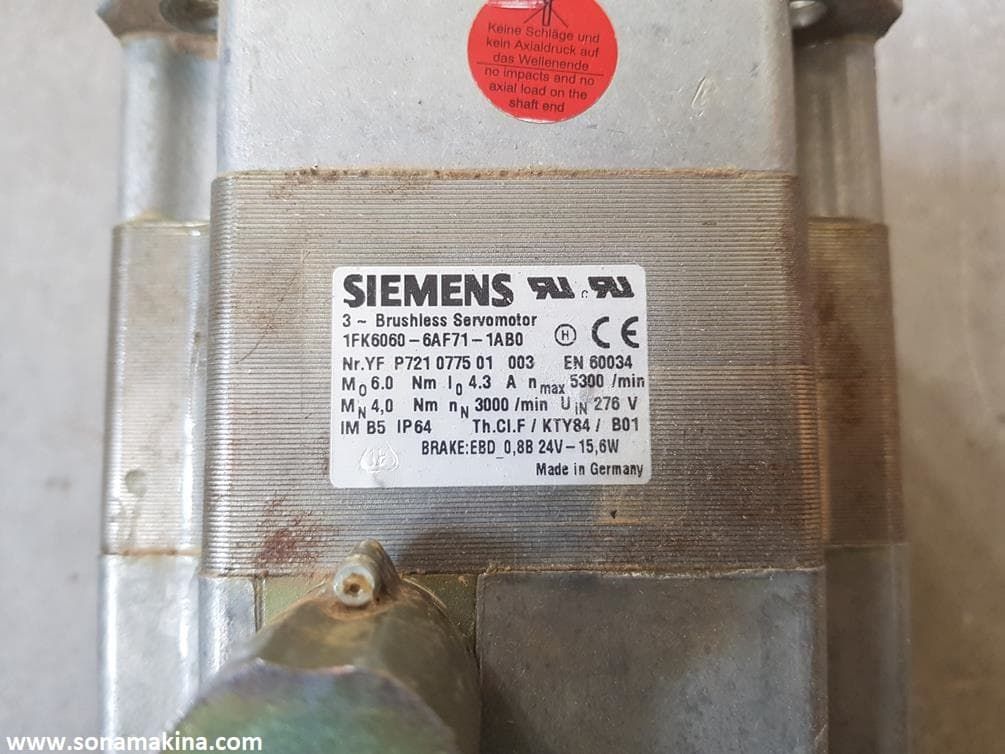 SIEMENS SERVO MOTOR 15,6 W