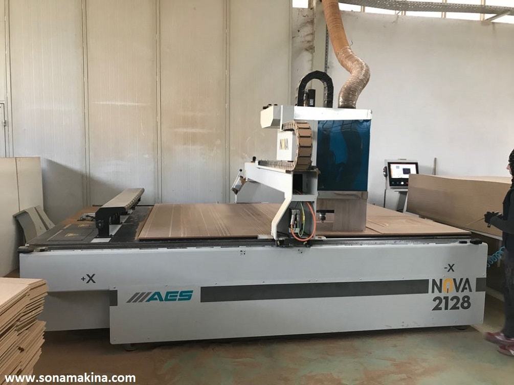 AES NOVA 2128 DÜZ TABLA CNC (2016) İLK EL