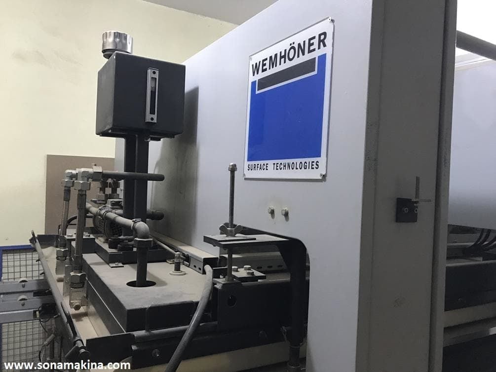 WEMHÖNER KT- M28 15/240 BALON MEMBRAN PRES (2 TABLA PİMSİZ) (2011) İLK EL