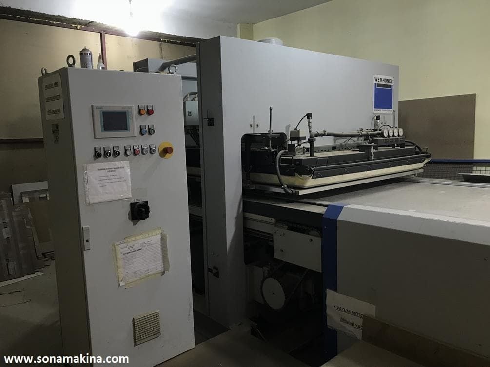 WEMHÖNER KT- M28 15/240 BALON MEMBRAN PRES (2 TABLA PİMSİZ) (2011) İLK EL