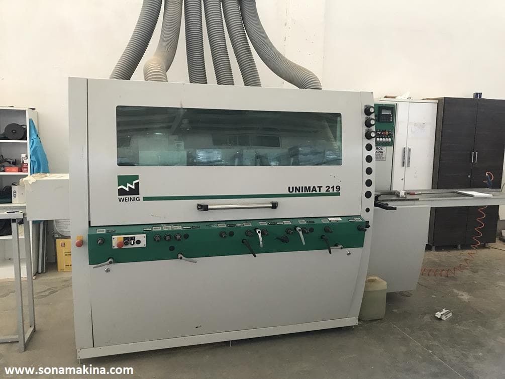 WEINIG UNIMAT 219 PROFİL ÇEKME MAKİNASI (2014) İLK EL